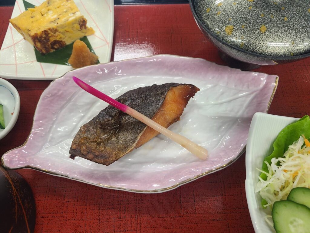 銀ダラの漬焼き御膳